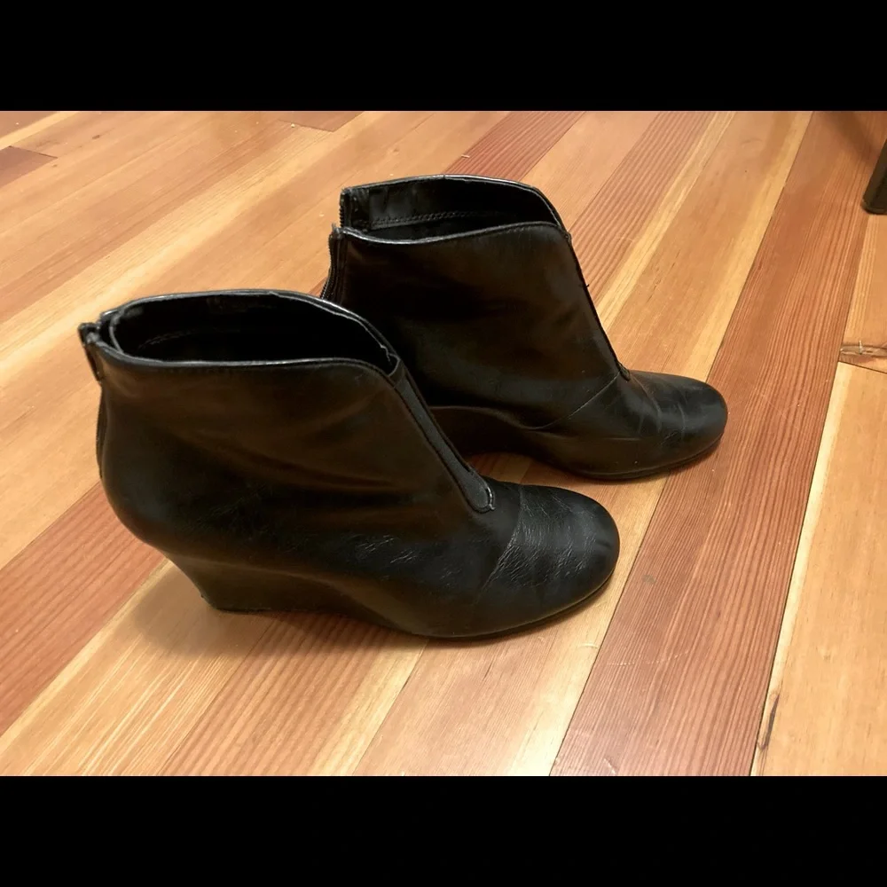 Platform black booties - Picture 3 of 7
